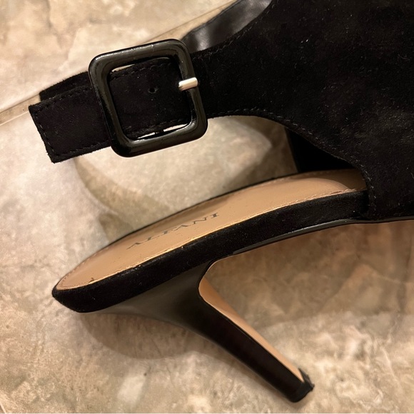 Alfani Emerrie Suede Black Heels - Picture 8 of 13